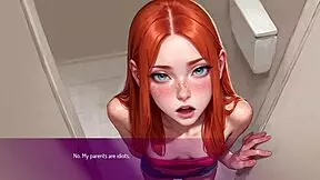 Public toilet tryst for cheating wife in 3D hentai