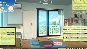 Boss catches me masturbating to Summer Clover harem game