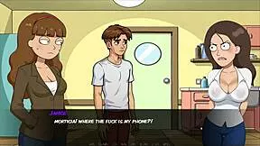 Beth's transformation into a sexbot in portal demoniums hentai parody game ep 2