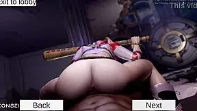 Ever seen Fortnite parody porn gameplay with curvy hentai babes in action?