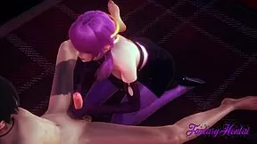 Lol KDA hentai: Asian beauty in steamy manga and anime