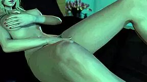 Young boy gets his balls licked