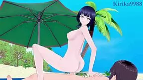 Kanon and Karin have intense sex in this hentai