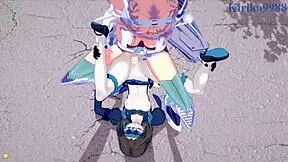 Garie and Maria have intense futanari sex