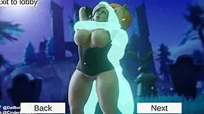 Ever seen Fortnite parody porn gameplay with curvy hentai babes in action?