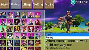 Ever seen Fortnite parody porn gameplay with curvy hentai babes in action?