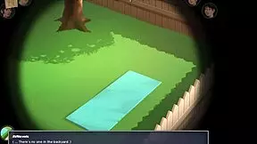 Summertime Saga 4 Watching Sexy Jamie In The Shower