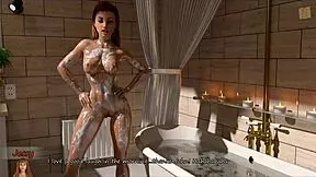 john gets challenged by olivia to cum in her mouth from a distance