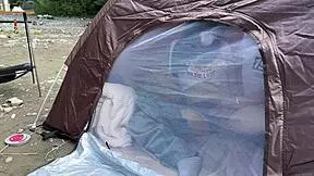 Hey, Can You Keep Quiet While I Give You Fellatio in This Tent at the Outdoor Camp?