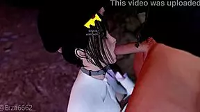 Can you handle this little whore sucking a massive cock in 3d hentai?