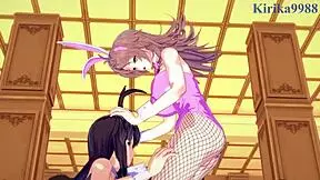 Sagiri Sakurai and Setsuko Ohara and Excellen Browning intense lesbian play - super robot wars t & z & impact hentai.