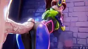 D.Va porn compilation with action