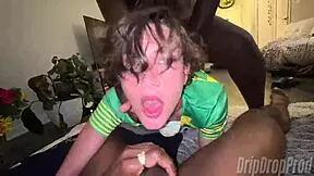 Dripdrop Ahanu Reed slammed by two massive BBCs in wild threesome.