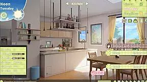 Summer Clover harem hentai game ep 2, my sexy boss offers a quickie when we're aching for it