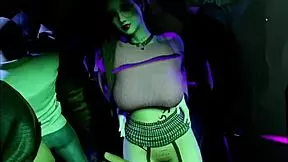 Lustful Student Gets Nailed Doggystyle at Club in 3D Animation