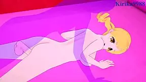 mami tomoe and ashley taylor slam hard in madoka magica hentai