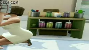 Tell me, is that brunette teen sucking her teacher's cock at lunch?