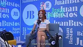 megan russo, petite redhead, rides cock and sybian in steamy colombian porn casting with juan bustos