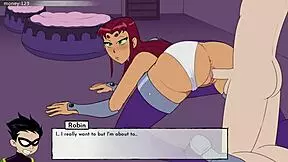 in the 18titans series part 5, starfire explores new adventures with her companions