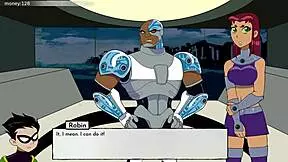 in the 18titans series part 5, starfire explores new adventures with her companions