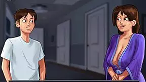 i'm playing summertime saga and it's so hawt