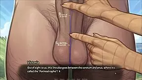 Uh, got caught with a boner by gf and her sex ed teacher in My Pig Princess game!