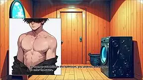 Oh wow, maid step mom flashes her huge tits in taboo game!