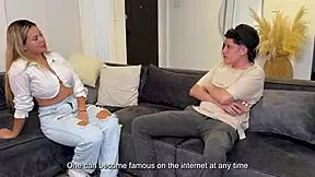 Young nerd gets drilled by MILFs wet pussy in HD