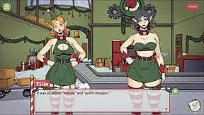 claus secret surprise xmas hentai game ep 2 christmas factory making sextoy now