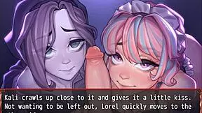 Steamy 3D game with big cock and blowjob fun