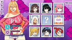 Waifu hub s7 rumi from mha parody hentai game ep 1 sucking blowjob bunny