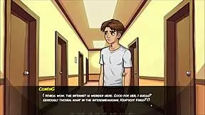 Portal Porn Demoniums Hentai Ep 3 - Morty's Sister Blowjob