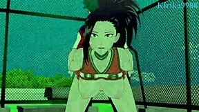 Himiko Toga And Momo Yaoyorozu Fuck Izuku Midoriya In Intense Sex