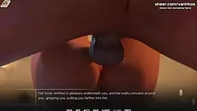 big tits redhead teen in glasses gets tight pussy drilled and creampied in taboo game