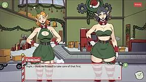 claus secret surprise xmas hentai game ep 2 christmas factory making sextoy now