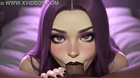 Cute gothic girl loves BBC in mouth for POV fun