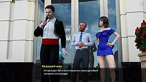 3D cartoon with young and old women giving blow jobs and anal sex in Sunville