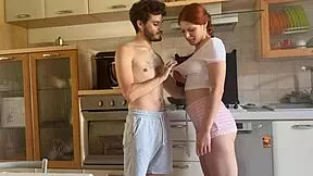 My girlfriend made breakfast, then got slammed on the kitchen table in Italian style. I’m obsessed!