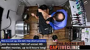 Strangers choke and dominate with toys in unfair night backstage play.