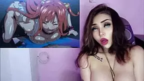 caught him jerking off and invited him for a wild beach bang with huge tits - imaria ep 1.