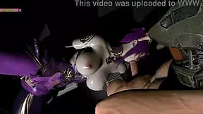 zi yan 이 큰 마스크 자지를 박을 준비됐어 이 3D 헨타이에서