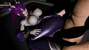 zi yan, are you ready to fuck that big masked cock in this 3d hentai?