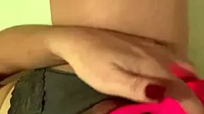 College Freshman's Tight Pussy Grips Vibrating Dildo