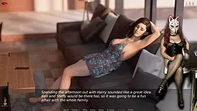 Wow, sexy gamergirl Ms Denver plays porn game in corset cosplay!