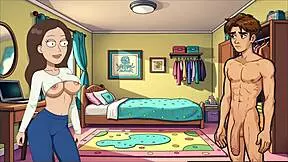 Just another day with demoniums parody hentai game, ep 6, student busted fucking in class