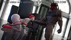 Asian Hottie Ass-Fucked Hard by Huge Black Cock