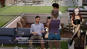 Wow, sexy gamergirl Ms Denver plays porn game in corset cosplay!