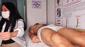 yo, brazilian nurse watches patient's hard-on during checkup