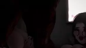 white slut invited me to bang in her room