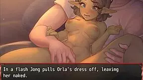 Giant Cock Stretches Tiny Princess in Harem Hentai Game Ep 22!